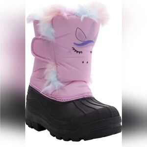 Pink Unicorn Winter Boots - NWOT